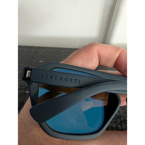SERENGETI Bellemon POLARIZED Sunglasses Blue/Spirit Blue Drivers SS534005 Italy - Picture 4 of 13